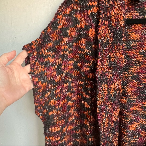 Erika Fall Colors Open Sweater Cardigan - Picture 4 of 6
